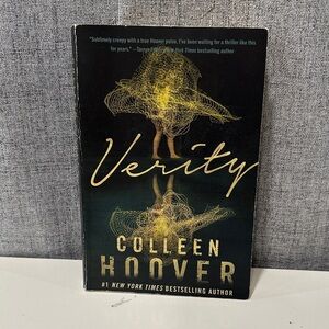 Verity by Colleen Hoover — Black & Gold Paperback Book